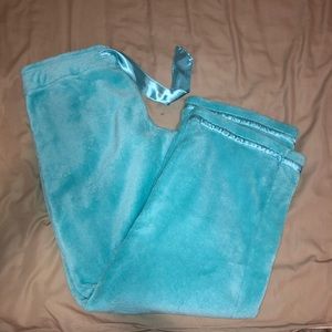 Fuzzy blue pajamas